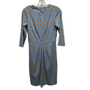 J. McLaughlin medallion floral printed Catalina cloth tulip dress Size XS